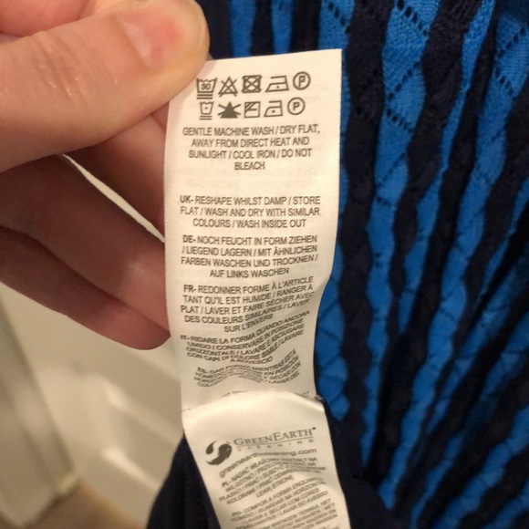 Boden Blue Rowan Pointelle Knitted Dress - Picture 12 of 12